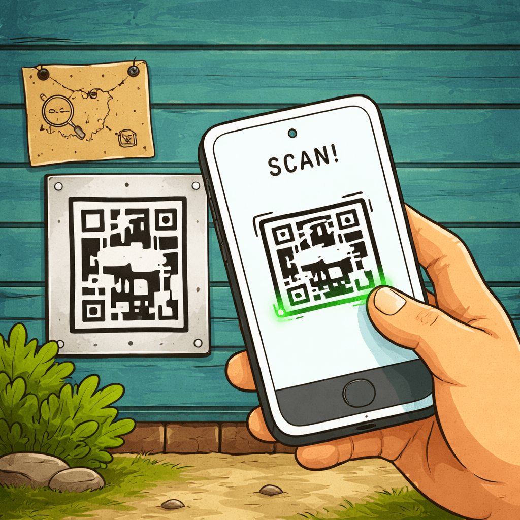 Smartphone pour scanner un code QR
